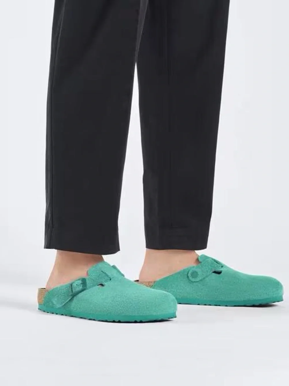 Birkenstock Suede Boston Clogs - Slip-On Clog - Picture 2 of 7